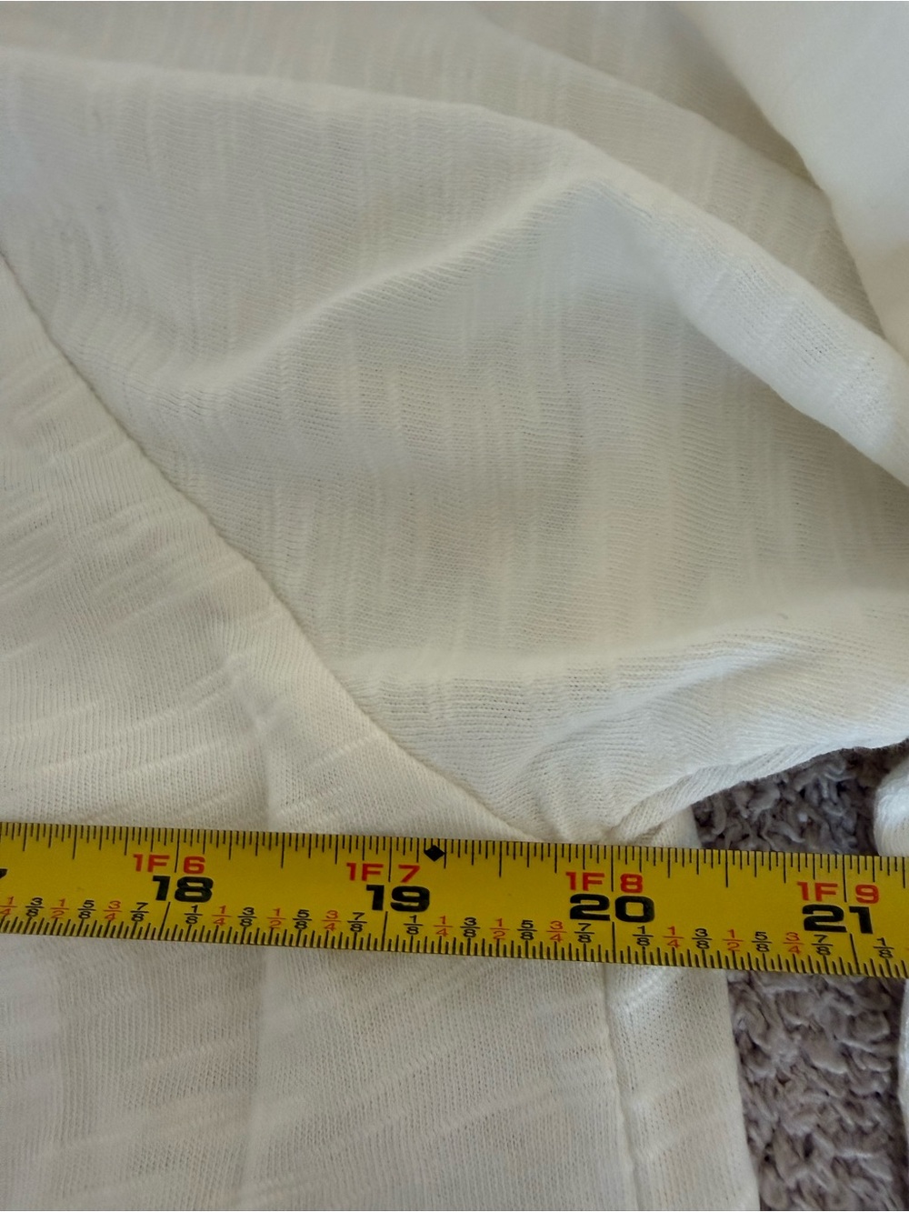 Madewell Ivory Textured Ruffle-Neck Top - Picture 6 of 7